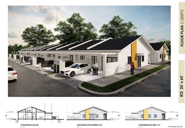 Murah, Rumah Teres 1 Tingkat, Taman Pongsu Perwira @ Alor Pongsu 1