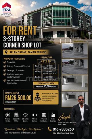 3-Storey Corner Shoplot For Rental 1