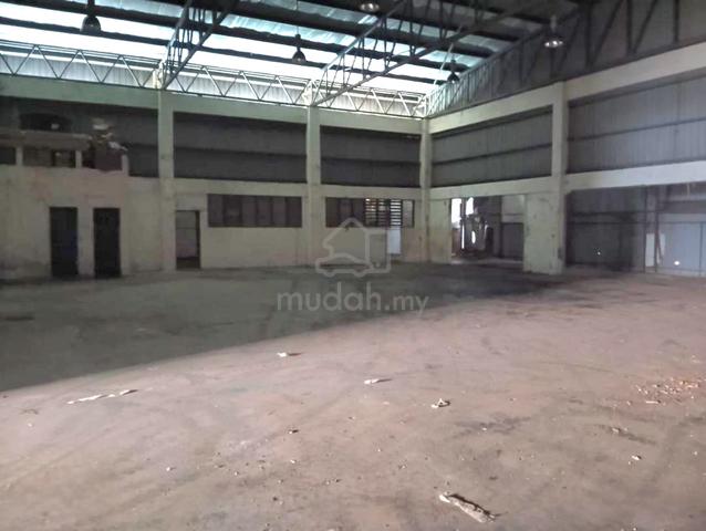 Fully Extend & Covered Detached Factory RENT, Taman Klang Utama Area 1