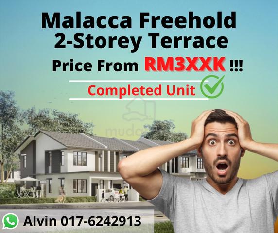 [FULL LOAN] New FREEHOLD Terrace Cornerlot & Semi-D Alor Gajah Toll 1