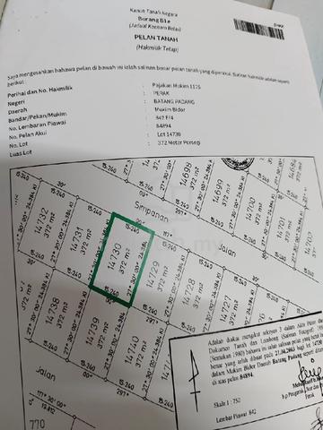 Strategic Bungalow Land/Lot for Sale @ Kampung Dato Ramali Bidor Perak 1