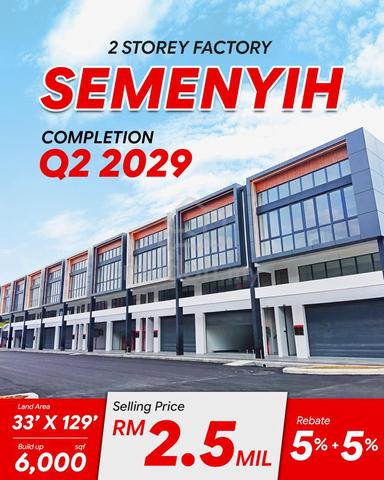 New 2sty Link Factory | 10% Rebate | Semenyih | Beranang | Ecohill 1