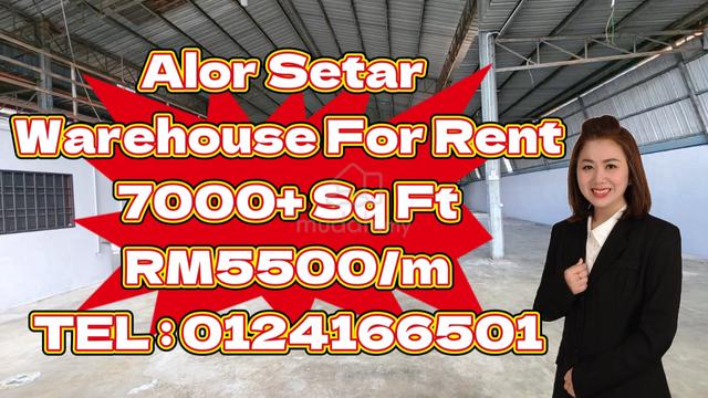 ALOR SETAR WAREHOUSE (Facing Road) FOR RENT 1