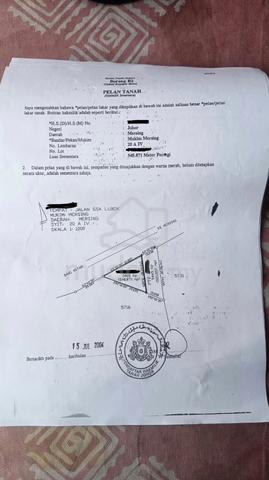 Tanah Untuk Dijual | Lot Banglo | Mersing 1