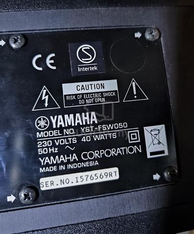 Yamaha subwoofer  - photo 3 of 4