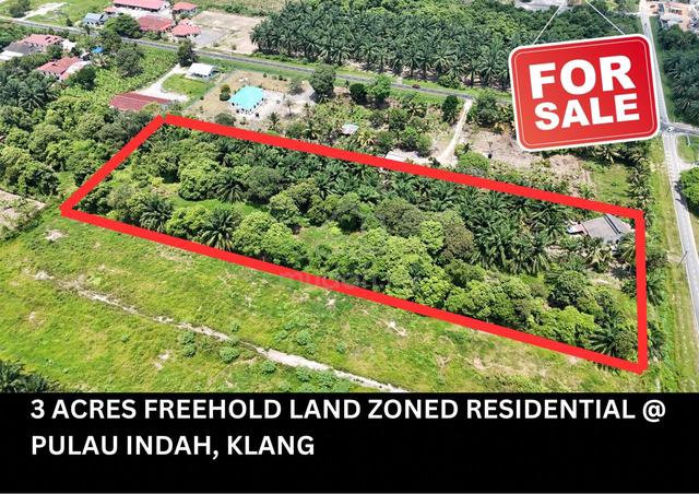 Residential Zoning 3acre Land Pulau Indah, Klang 1