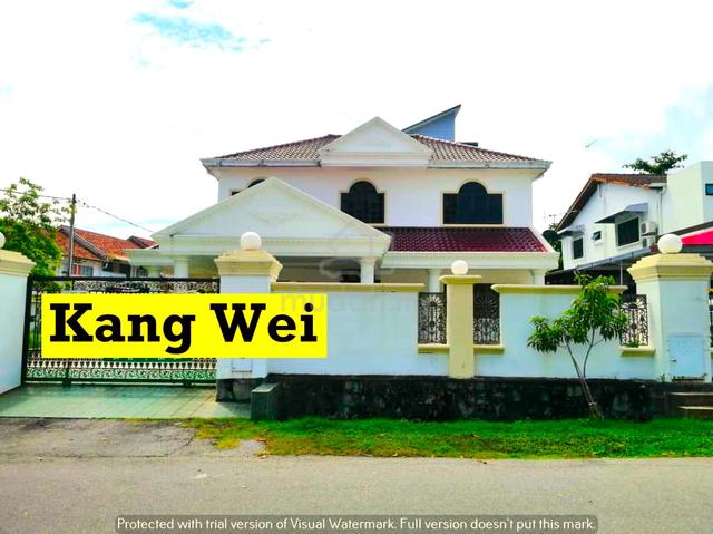(CORNER) JALAN GAJAH|Double Storey Bungalow Land Area 7350sf|T.Tokong 1