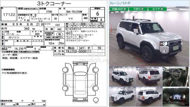 2024 Toyota LANDCRUISER LC250 2.7 VX Petrol NewCar - 2