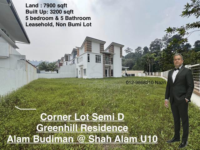 7923sqft Semi-D House Greenhill Residence, Seksyen U10, Shah Alam 1