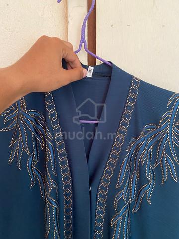Baju Abaya size XXL Teal Blue - photo 4 of 4