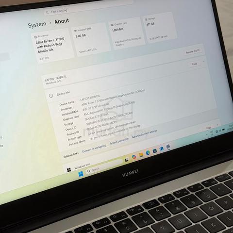 Huawei MateBook D14|AMD Ryzen 7|8GB RAM|512GB SSD - photo 5 of 5