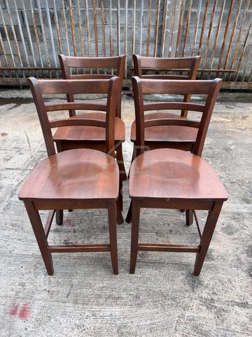[Set] Solid Tall High Bar Table Meja + Kerusi 4 Ba - photo 2 of 6