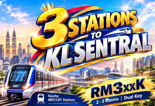 Link Mid Valley @ DUAL KEY 2 Room|Beside LRT/MRT SG.Besi 1