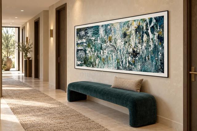 Urban Rain Symphony – Textured Abstract Acrylic Wa - photo 2 of 6
