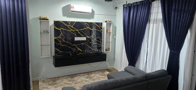 Semi D 2 Tingkat/Fully Furnished/ Mutiara Rini/No Agent Fee 1