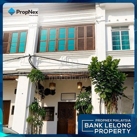Penang Georgetown Lorong Carnarvon 2 Storey Shop Lot Auction Lelong 1