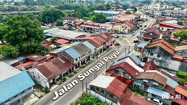 SUNGAI PUYU MAKLOM SUNGAI DUA 2STY SHOP HOUSE FOR RENT Nr BAGAN LALANG 1
