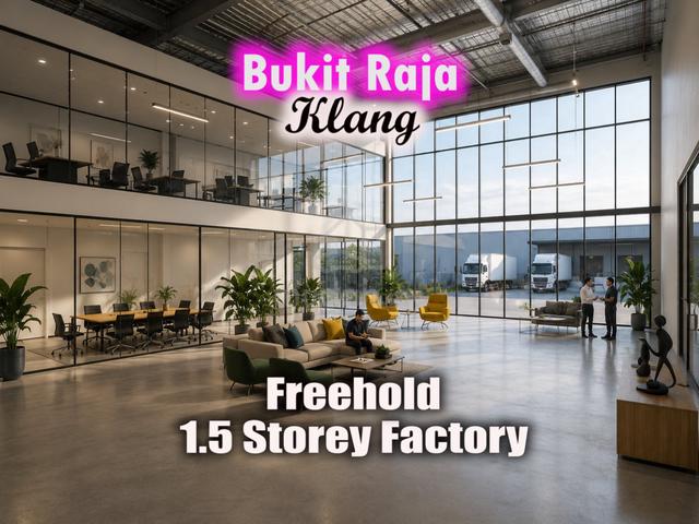 Bukit Raja Klang Freehold 1.5storey Factory Warehouse 1
