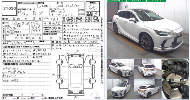 2023 Lexus RX350 2.4 VERSION L Bodykit Full Spec - 5