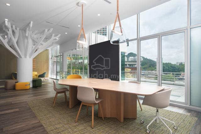 Book a reserved coworking spot or hot desk in Regus Spice Arena 1