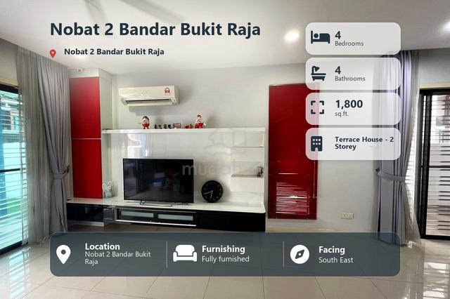 4R4B Well Maintained 2 Storey Endlot House @ Nobat 2 Bandar Bukit Raja 1