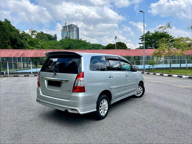 2013 Toyota INNOVA 2.0 G (A) 137,270km MILE SAHAJA - 2