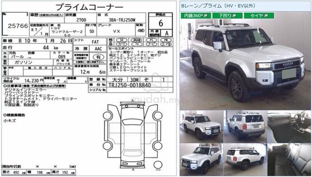 2025 Toyota LANDCRUISER 250 2.7 VX 360 Cam 52 KM - 3