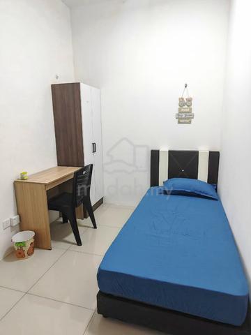 FREE 1 MONTH - Female Single Room Mercu Jalil Pavilion Stadium LRT 1