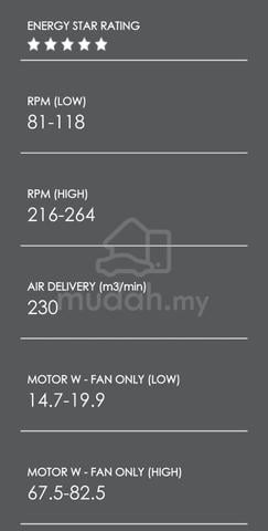 1 unit of KDK K15V0-PBR 60" Ceiling Fan Brown - photo 5 of 6
