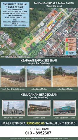 TANAH MURAH  KAPAR KLANG   (Unit Terhad) 1