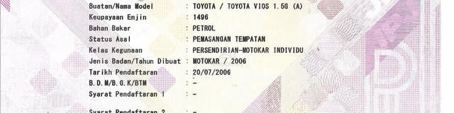 CASH OTR 2006 Toyota VIOS 1.5 G ORGA (A) CARKING - 2