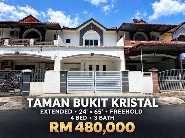 EXTENDED⭐️ Double Storey Terraced House @ Taman Bukit Kristal 1