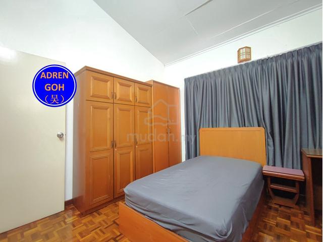 Female Room for Rent Furnished Renovated Fettes Park Tanjung Tokong 1