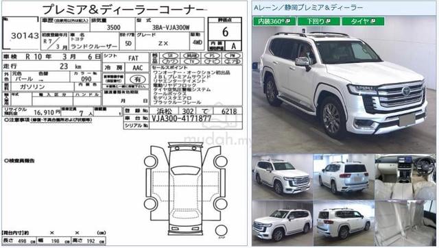 2025 Toyota LANDCRUISER 3.4 300 ZX New Car Grd-6A - 3