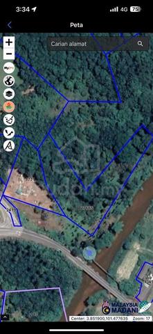 TANAH NON BUMI TEPI SUNGAI |TEPI JALAN UTAMA| Slim Village Perak 1
