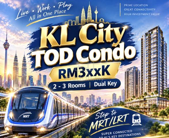 2 Stations to Mid Valley / Monthly 1400 @ Walking to MRT/LRT/KTM Sungai Besi 1