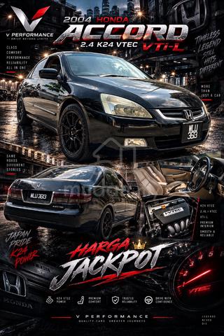 2004 Honda ACCORD 2.4 I-VTEC(A)VTi-L DONE PUSPAKOM - 2