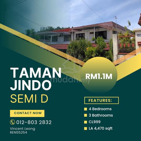 CL999 Taman Jindo Phase 2 Semi-D Double Storey 4R3B Lintas Luyang 1