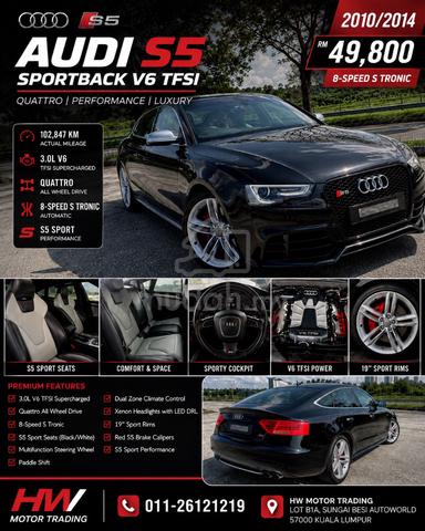 2010 Audi S5 3.0 V6 TFSI (A) SUPERCHARGE RS5 A5 - 1