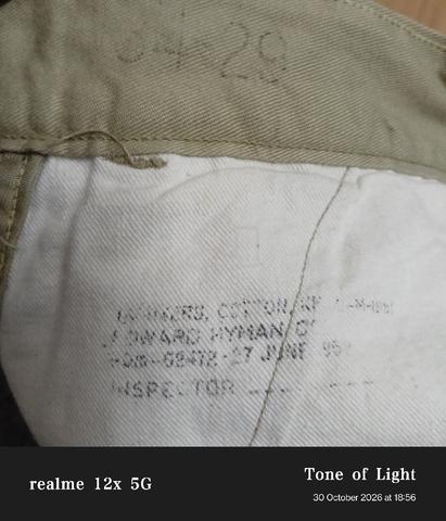 vtg army khakis pants  - photo 3 of 6