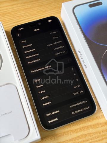 (VCK4L) iPhone 14 Pro Max 256gb Silver | Spaylater - photo 2 of 5
