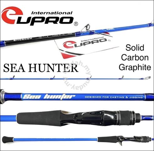 Eupro Sea Hunter Solid Carbon Jigging Rod 6' Feet - Sports & Outdoors for  sale in Shah Alam, Selangor