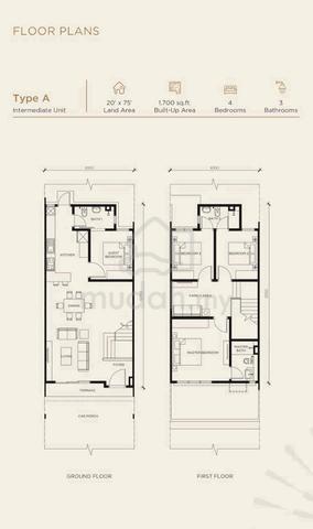 New VP with EV plug. Double Storey linkhouse Casira 3 Sime Darby 5