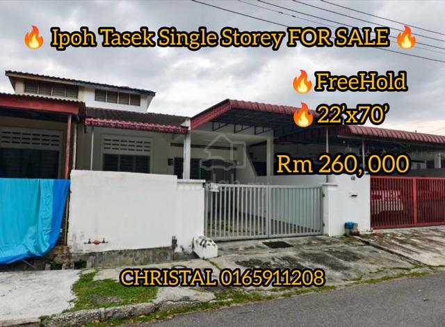IPOH tasek Freehold Single Storey For sale 1