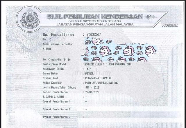 2022 Proton X70 1.5 PREMIUM F.Service Proton 49K - 2