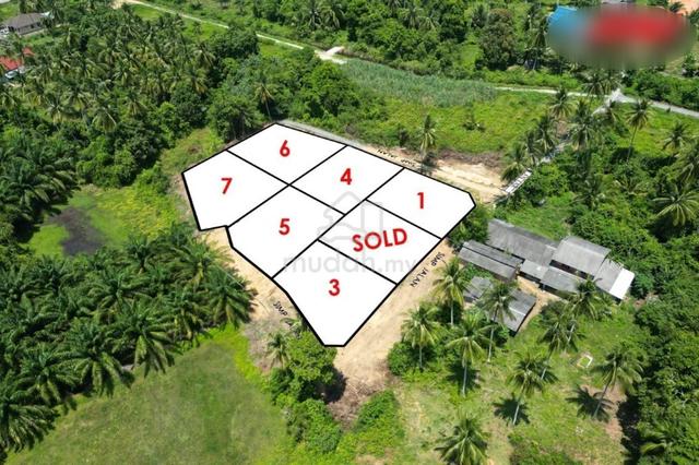 6 Lot Tanah Untuk Dijual di Mukim Melawi Badak Bachok 1