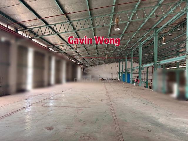 Perai Detached Factory Warehouse For Rent | 47,600 sqft |1200amp 1