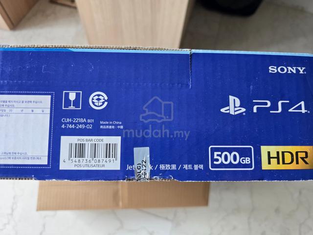 PS4 Slim 500GB + 2 Controllers + 3 Games (Full Box - photo 2 of 4