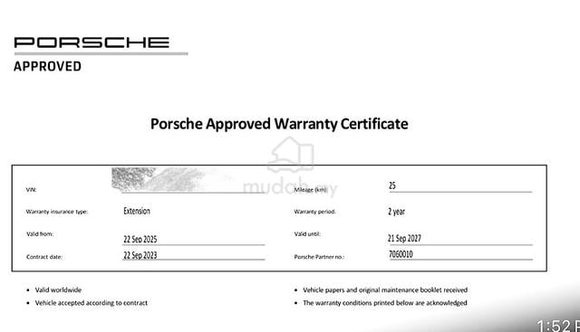 2023 PORSCHE WARRANTy 2027 TAYCAN 4 CROSS TURISMO - 4