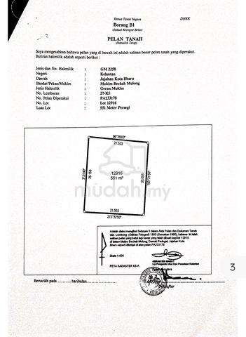 Tanah lot kg bechah mulong untuk dijual 1